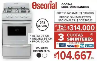 Carrefour Escorial cocina oferta