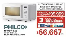 Carrefour Philco microondas oferta