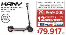 Carrefour Kany monopatín eléctrico oferta