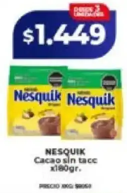 Supermayorista Vital Nesquik cacao sin tace oferta