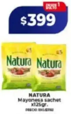 Supermayorista Vital Natura mayonesa sachet oferta