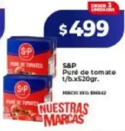 Supermayorista Vital S&P Puré de tomate oferta