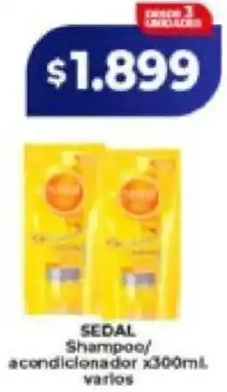 Supermayorista Vital Sedal shampoo/ acondicionador oferta