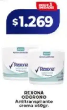 Supermayorista Vital Rexona odorono antitranspirante crema oferta