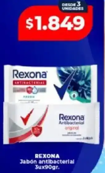 Supermayorista Vital Rexona jabón antibacterial oferta
