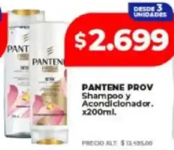 Supermayorista Vital Pantene prov shampoo y acondicionador oferta