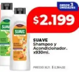 Supermayorista Vital Suave shampoo y acondicionador. oferta
