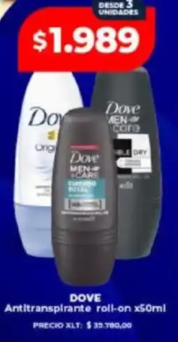 Supermayorista Vital Dove antitranspirante roll-on oferta