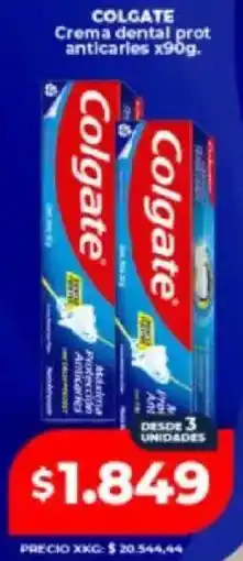 Supermayorista Vital Colgate crema dental prot anticarles oferta