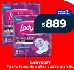 Supermayorista Vital Ladysoft toalla femenina ultra suave oferta