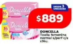 Supermayorista Vital Doncella toalla femenina normal s/perf oferta
