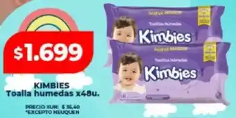 Supermayorista Vital Kimbies toalla humedas oferta