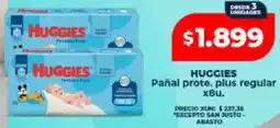 Supermayorista Vital Huggies pañal prote. plus regular oferta