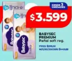 Supermayorista Vital Babysec premium pañal soft reg. oferta
