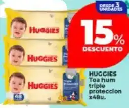 Supermayorista Vital Huggies toa hum triple proteccion oferta
