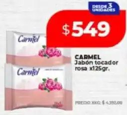 Supermayorista Vital Carmel jabon tocador rosa oferta