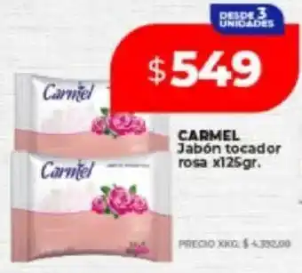 Supermayorista Vital Carmel jabon tocador rosa oferta