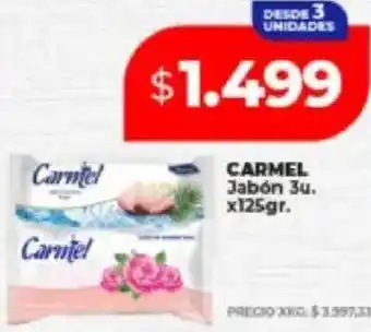 Supermayorista Vital Carmel jabón oferta