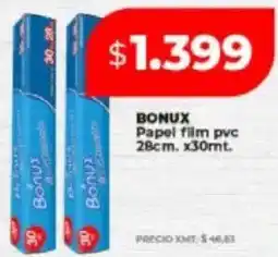 Supermayorista Vital Bonux papel film pvc oferta