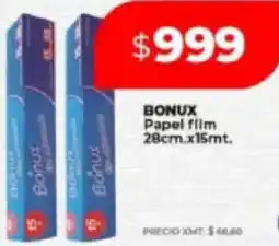 Supermayorista Vital Bonux papel film oferta