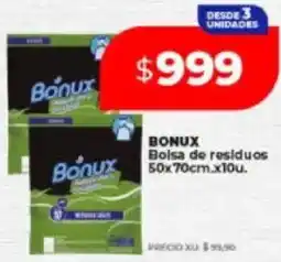 Supermayorista Vital Bonux bolsa de residuos oferta