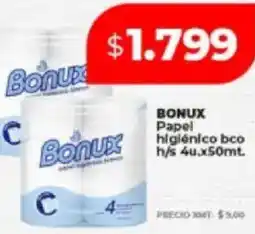 Supermayorista Vital Bonux papel higiénico bco oferta