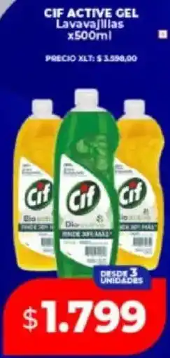 Supermayorista Vital Cif active gel lavavajillas oferta