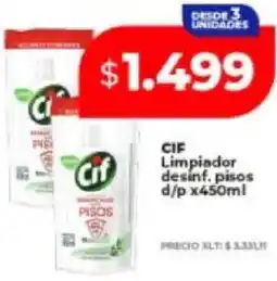 Supermayorista Vital Cif limpiador desinf. pisos oferta
