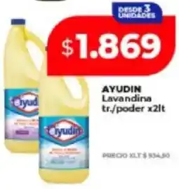 Supermayorista Vital Ayudin lavandina tr./poder oferta