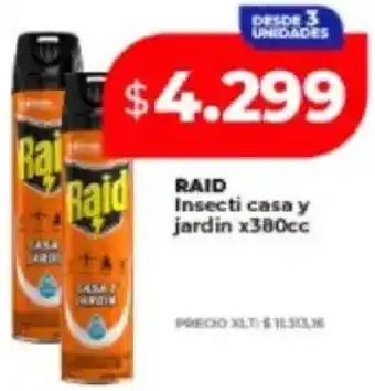 Supermayorista Vital Raid insecti casa y jardin oferta
