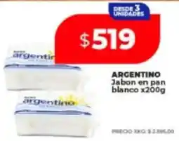 Supermayorista Vital Argentino jabon en pan blanco oferta