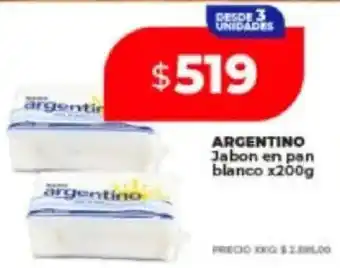 Supermayorista Vital Argentino jabon en pan blanco oferta