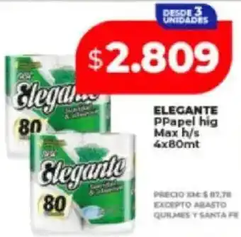 Supermayorista Vital Elegante papel hig max oferta