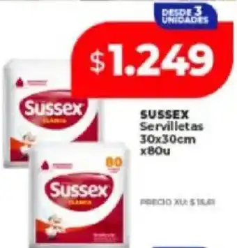 Supermayorista Vital SUSSEX Servilletas oferta