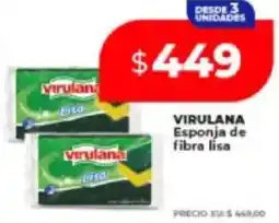 Supermayorista Vital Virulana esponja de fibra lisa oferta
