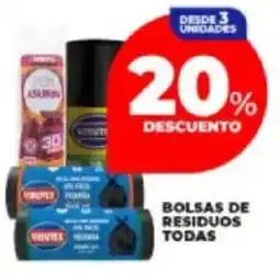 Supermayorista Vital Bolsas de residuos todas oferta