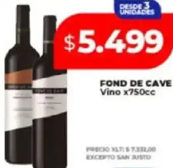 Supermayorista Vital Fond de cave vino oferta