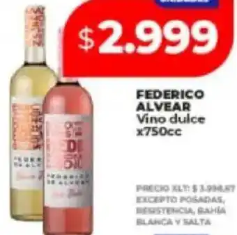 Supermayorista Vital Federico alvear vino dulce oferta