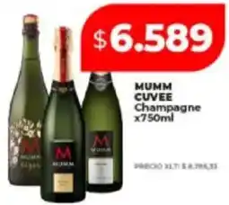 Supermayorista Vital Mumm cuvee champagne oferta