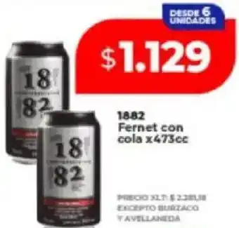 Supermayorista Vital 1882 fernet con cola oferta
