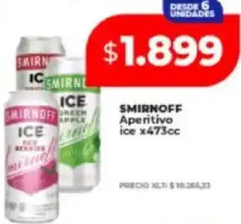 Supermayorista Vital Smirnoff aperitivo ice oferta