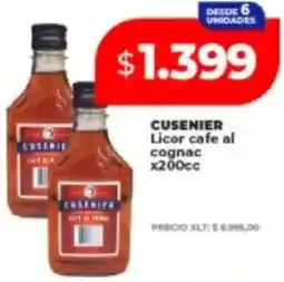 Supermayorista Vital Cusenier licor cafe al cognac oferta