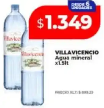 Supermayorista Vital Villavicencio agua mineral oferta