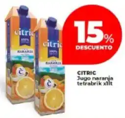 Supermayorista Vital Citric jugo naranja tetrabrik oferta