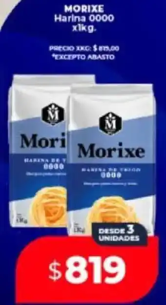 Supermayorista Vital Morixe harina 0000 oferta