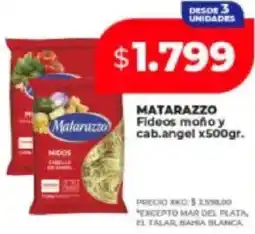 Supermayorista Vital Matarazzo fideos moñoy cab.angel oferta
