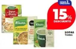 Supermayorista Vital Sopas todas oferta