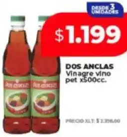 Supermayorista Vital Dos anclas vinagre vino pet oferta