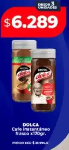 Supermayorista Vital Dolca cafe instantáneo frasco oferta