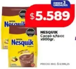 Supermayorista Vital Nesquik cacao s/tacc oferta